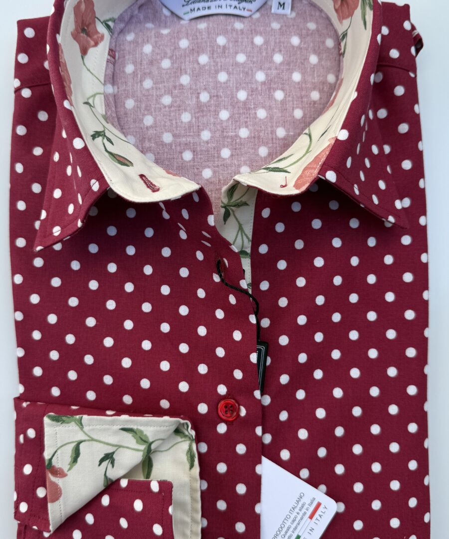 SANATRONA Coton 100% Rouge Pois