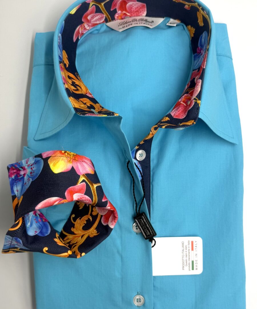 STRICCIO Coton 100% Blu Turquoise