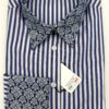 STREZZANO Popeline 100% Navy Boutons de Manchette